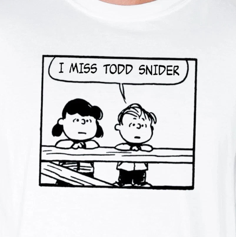 I Miss Todd Snider Long Sleeve Tee | Peanuts Inspired Classic Rock T-Shirt Unisex T-shirt, Sweatshirt, Hoodie, Long Sleeve Tee - T-Shirt, Sweatshirt, Hoodie