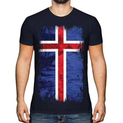 Iceland Grunge Flag Men T Shirt Iceland Football Icelandic Gift Shirt Unisex T-shirt, Sweatshirt, Hoodie, Long Sleeve Tee - T-Shirt, Sweatshirt, Hoodie