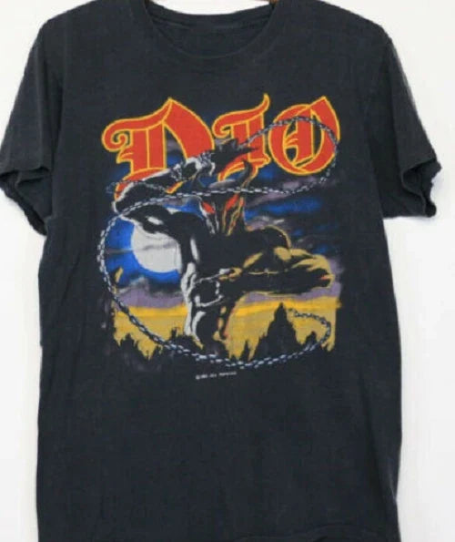 Vintage 1984 Dio Last in Line World Tour Shirt Unisex T-shirt, Sweatshirt, Hoodie, Long Sleeve Tee - T-Shirt, Sweatshirt, Hoodie