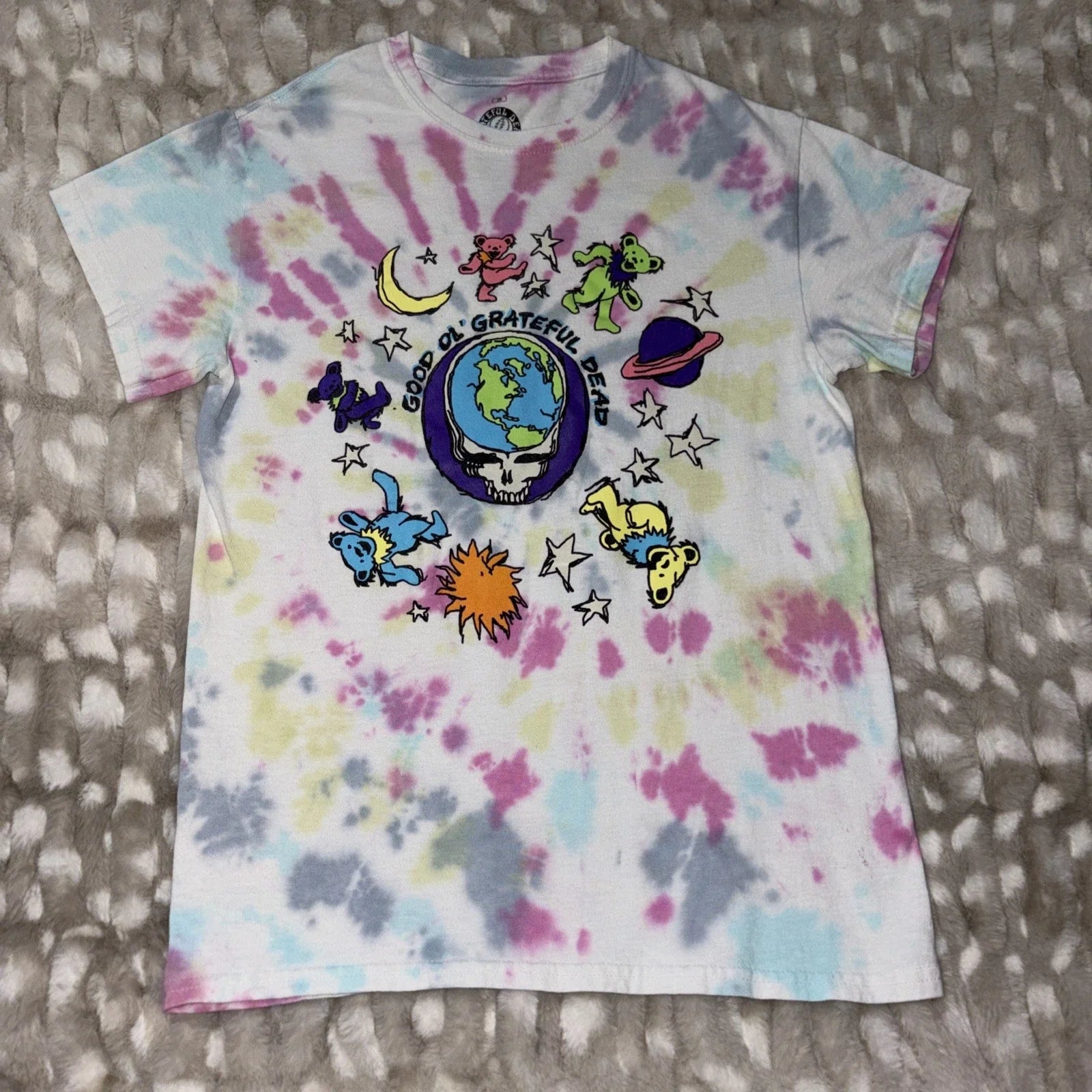 Grateful Dead Good Ol' Graphic T-shirt Small Tie Dye Music Space Bear Unisex T-shirt, Sweatshirt, Hoodie, Long Sleeve Tee - T-Shirt, Sweatshirt, Hoodie