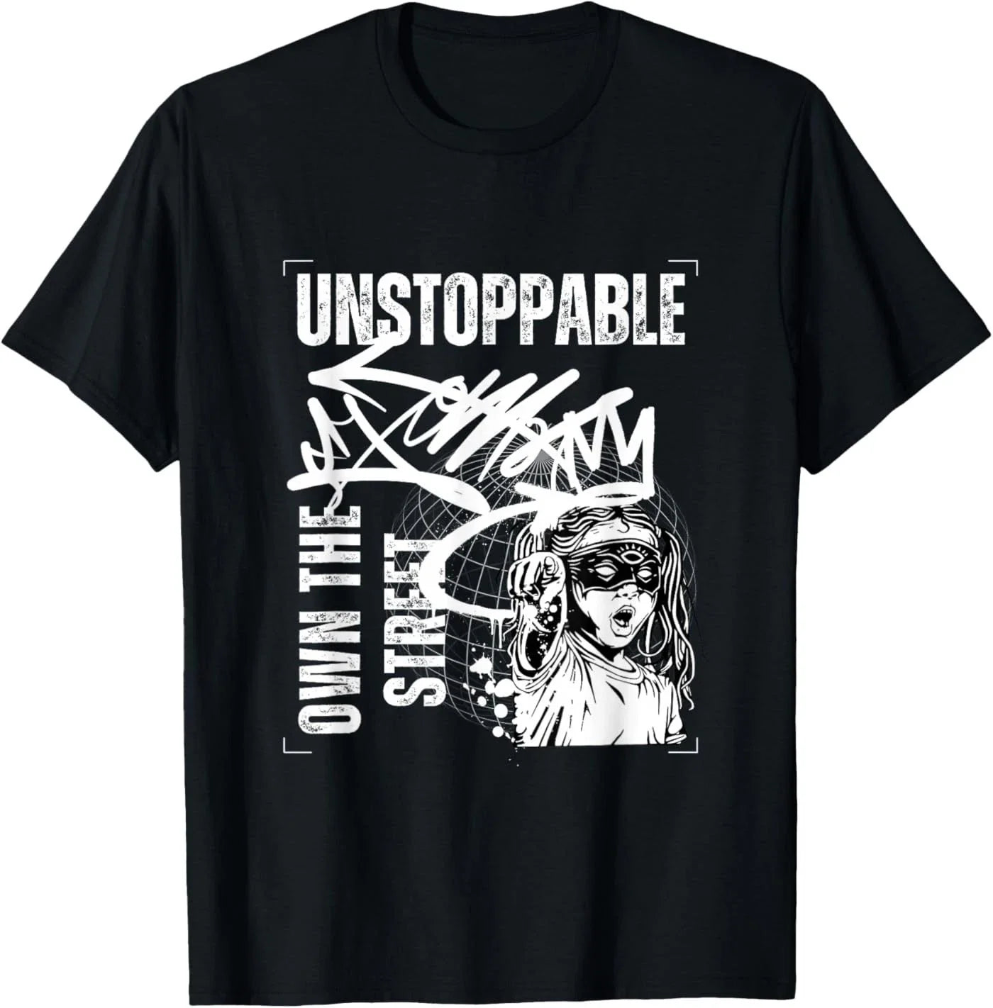 Streetwear Graphic Dark Skull Urban Aesthetic, Mens Fashion T-Shirt Unisex T-shirt, Sweatshirt, Hoodie, Long Sleeve Tee - T-Shirt, Sweatshirt, Hoodie