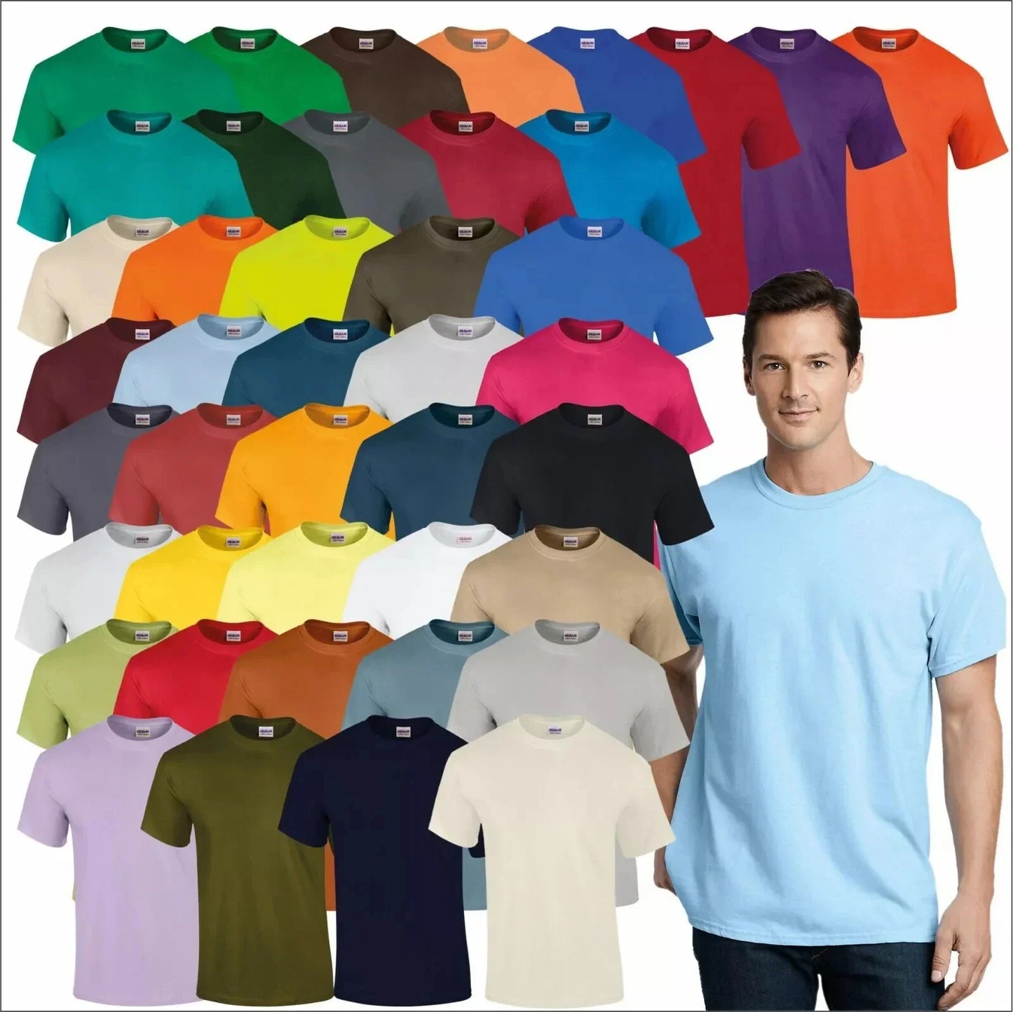 Men's T Shirts 100% Cotton Soft Plain Tee Shirt Summer Sale Top Plain Quality Te Unisex T-shirt, Sweatshirt, Hoodie, Long Sleeve Tee - T-Shirt, Sweatshirt, Hoodie