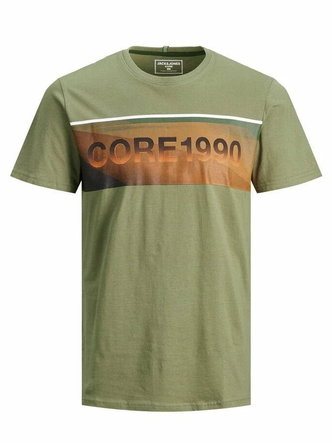 Jack & Jones Crew Neck T-Shirt ORGANIC COTTON SLIM FIT  Logo Green NEW Unisex T-shirt, Sweatshirt, Hoodie, Long Sleeve Tee - T-Shirt, Sweatshirt, Hoodie