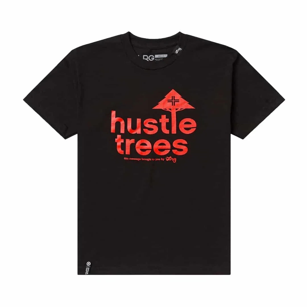 LRG Lifted Research Group "Hustle Trees" Short Sleeve Tee (Black/Red) T-Shirt Unisex T-shirt, Sweatshirt, Hoodie, Long Sleeve Tee - T-Shirt, Sweatshirt, Hoodie