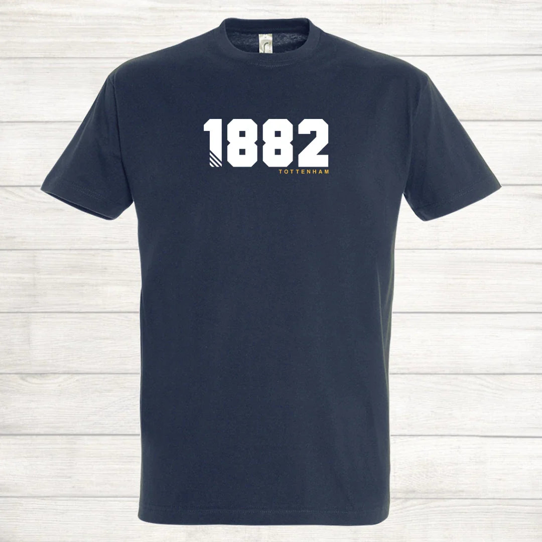 Tottenham Hotspur Football Shirt Spurs 1968 Est Year Retro Gift Casual T Shirt Unisex T-shirt, Sweatshirt, Hoodie, Long Sleeve Tee - T-Shirt, Sweatshirt, Hoodie