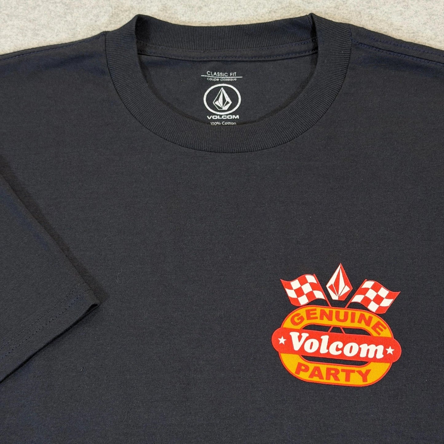 Volcom Fifth Gear T-Shirt Mens Small Navy Party Racing Graphic Tee Cotton NWT Unisex T-shirt, Sweatshirt, Hoodie, Long Sleeve Tee - T-Shirt, Sweatshirt, Hoodie