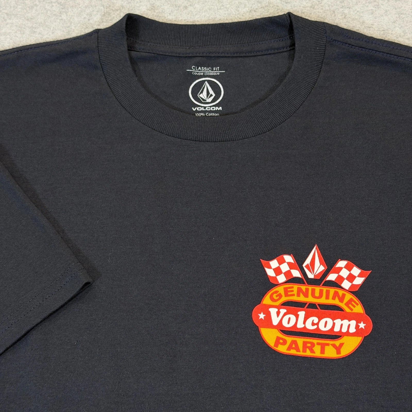 Volcom Fifth Gear T-Shirt Mens Small Navy Party Racing Graphic Tee Cotton NWT Unisex T-shirt, Sweatshirt, Hoodie, Long Sleeve Tee - T-Shirt, Sweatshirt, Hoodie