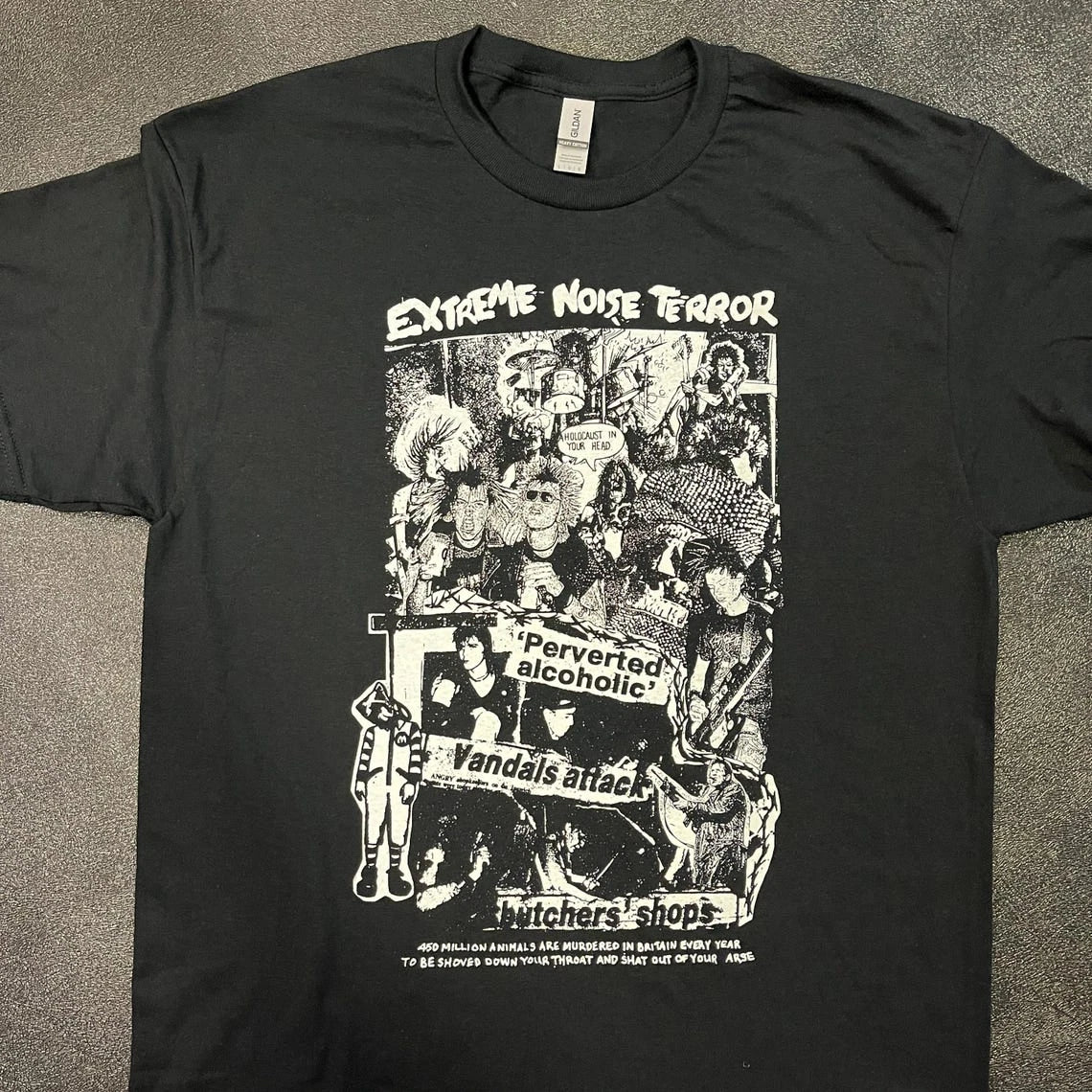 Extreme Noise Terror Shirt band shirt, punk shirt, crust shirt, metal Unisex Tee Unisex T-shirt, Sweatshirt, Hoodie, Long Sleeve Tee - T-Shirt, Sweatshirt, Hoodie