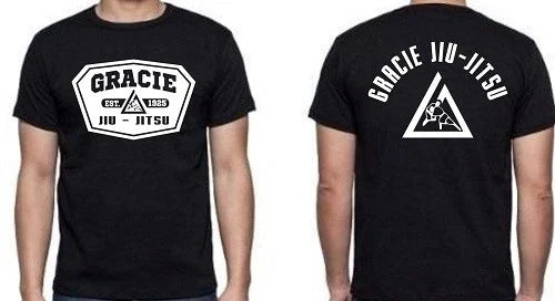 Brazilian Jiu-Jitsu Gracie Fighter T shirt UFC MMA Pride Fighting Fight 2 SIDED Unisex T-shirt, Sweatshirt, Hoodie, Long Sleeve Tee - T-Shirt, Sweatshirt, Hoodie