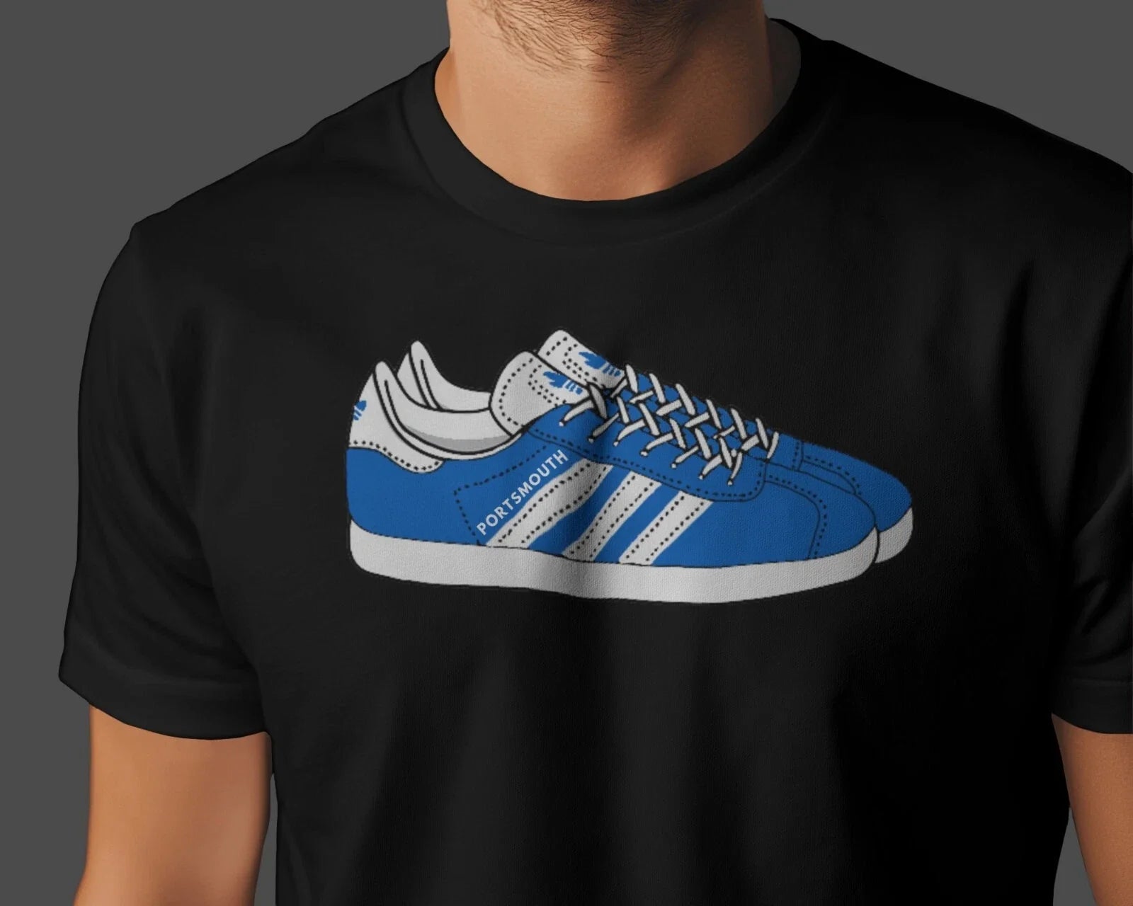 PORTSMOUTH Gazelle T-Shirt | Fratton Park Hampshire 6.57 Skull Patrol Unisex T-shirt, Sweatshirt, Hoodie, Long Sleeve Tee - T-Shirt, Sweatshirt, Hoodie