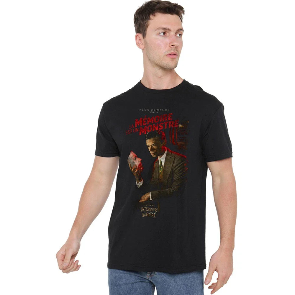 Interview With The Vampire La Memoire Poster Unisex T-Shirt S-5XL, Black Unisex T-shirt, Sweatshirt, Hoodie, Long Sleeve Tee - T-Shirt, Sweatshirt, Hoodie