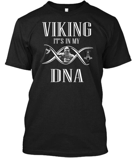 Viking Dna T-Shirt Made in the USA Size S to 5XL Unisex T-shirt, Sweatshirt, Hoodie, Long Sleeve Tee - T-Shirt, Sweatshirt, Hoodie