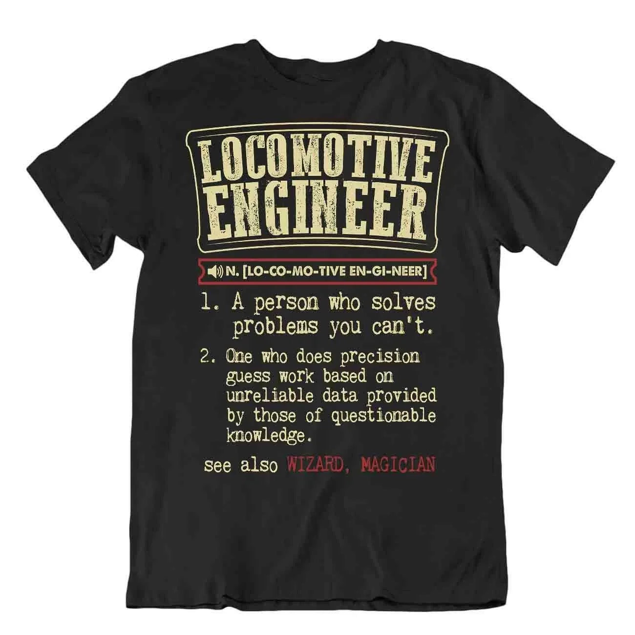 Locomotive Engineer T-Shirt Funny Devise Shirt Retro Tshirt Unisex T-shirt, Sweatshirt, Hoodie, Long Sleeve Tee - T-Shirt, Sweatshirt, Hoodie
