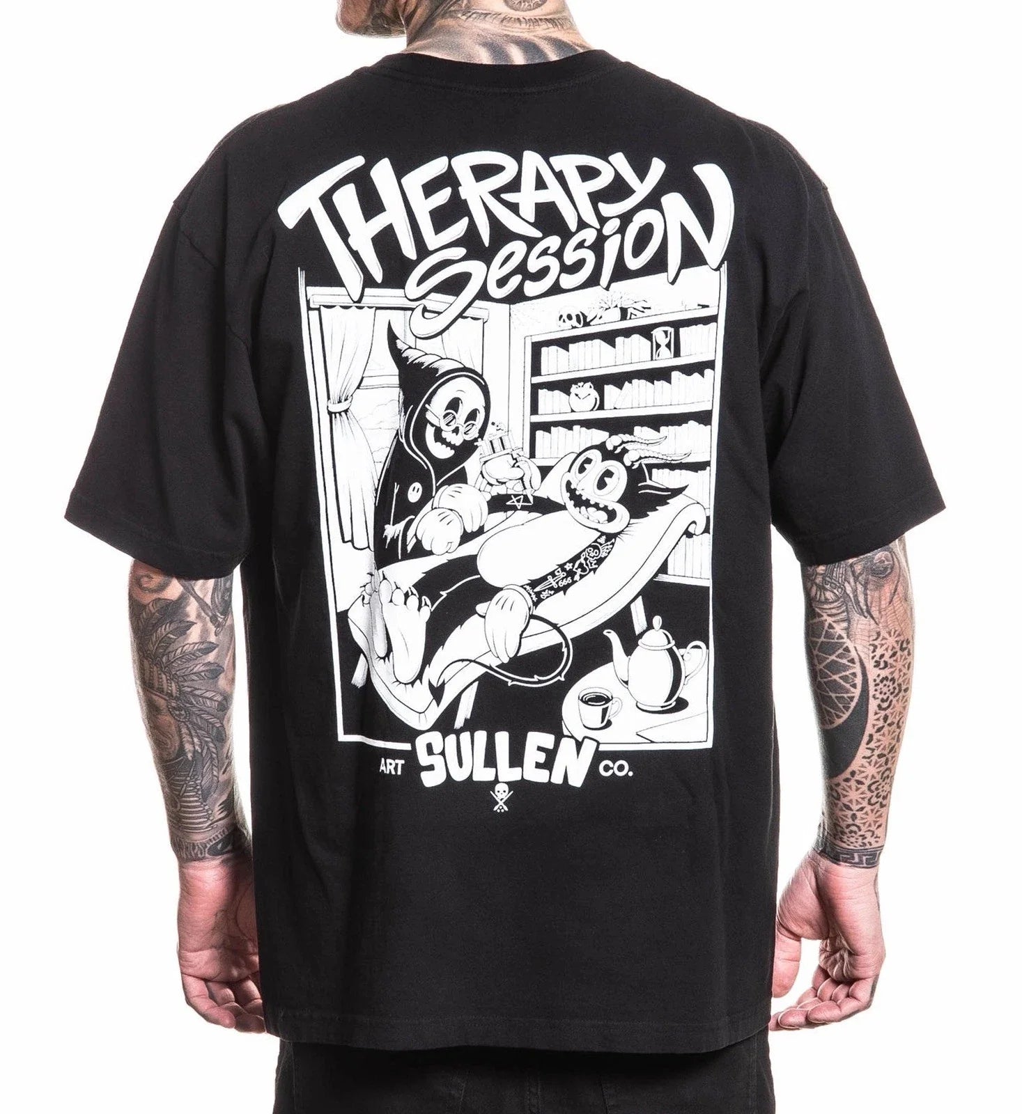 SULLEN CLOTHING THERAPY SESSION "1 TON" OVERSIZED HEAVYWEIGHT PREMIUM T-SHIRT Unisex T-shirt, Sweatshirt, Hoodie, Long Sleeve Tee - T-Shirt, Sweatshirt, Hoodie