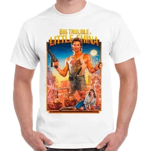 Big Trouble In Little China Film Poster Movie Retro T Shirt 1260 Unisex T-shirt, Sweatshirt, Hoodie, Long Sleeve Tee - T-Shirt, Sweatshirt, Hoodie