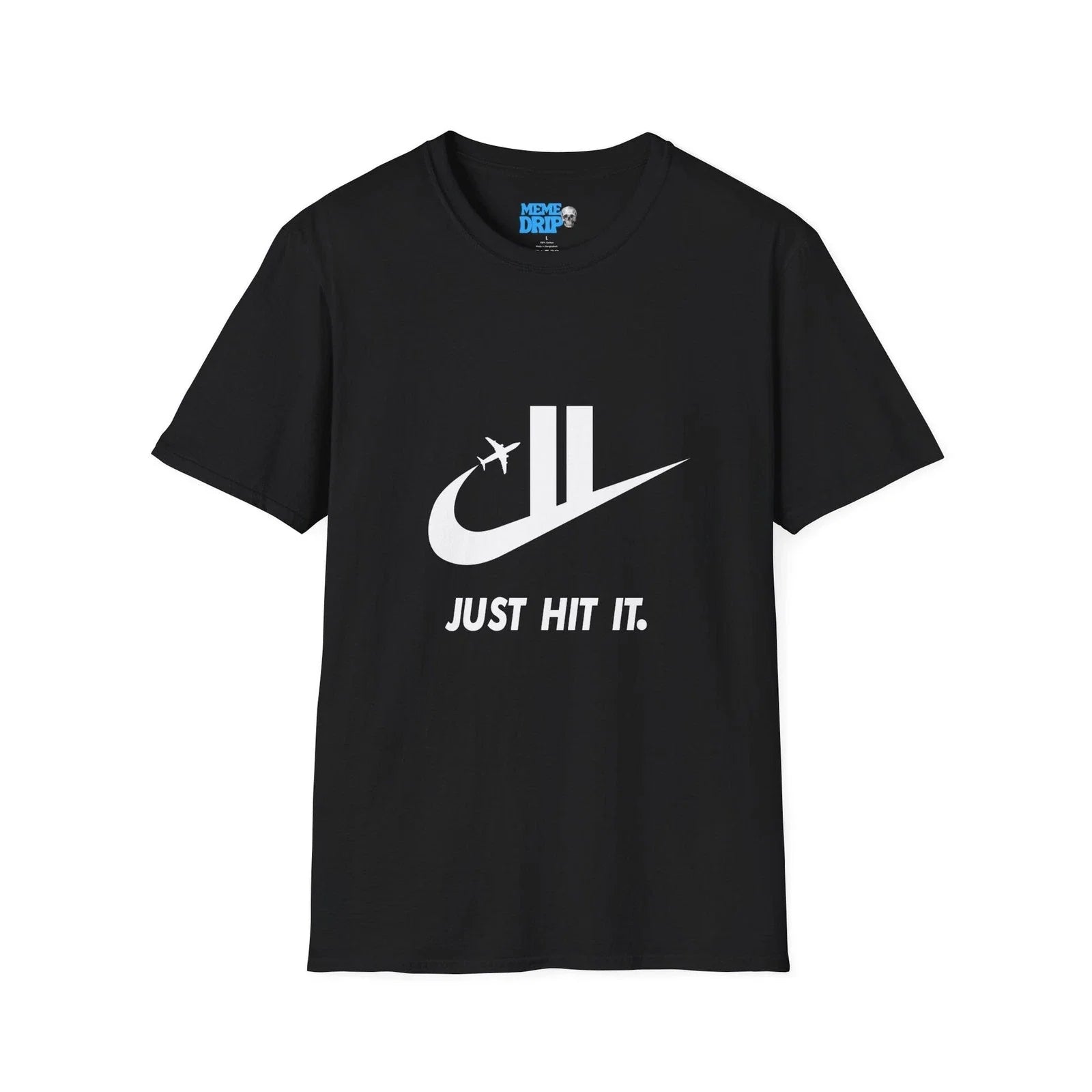 Just Hit It 911 Meme Shirt, Dark Humor Graphic Tee, Edgy Funny T-Shirt Unisex T-shirt, Sweatshirt, Hoodie, Long Sleeve Tee - T-Shirt, Sweatshirt, Hoodie