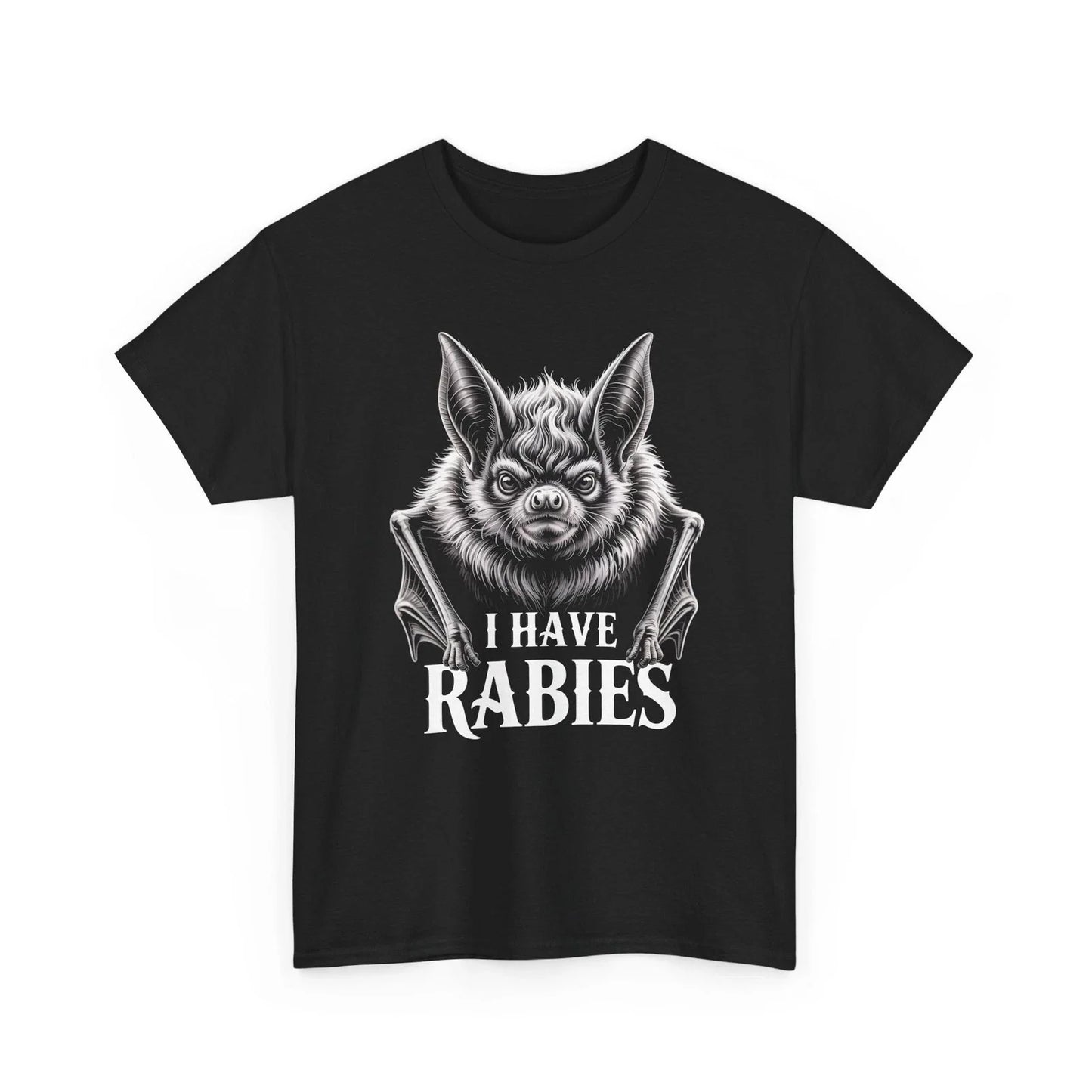 I Have Rabies Shirt Funny Sarcastic Bat Graphic Gothic Horror Halloween Gift Tee Unisex T-shirt, Sweatshirt, Hoodie, Long Sleeve Tee - T-Shirt, Sweatshirt, Hoodie