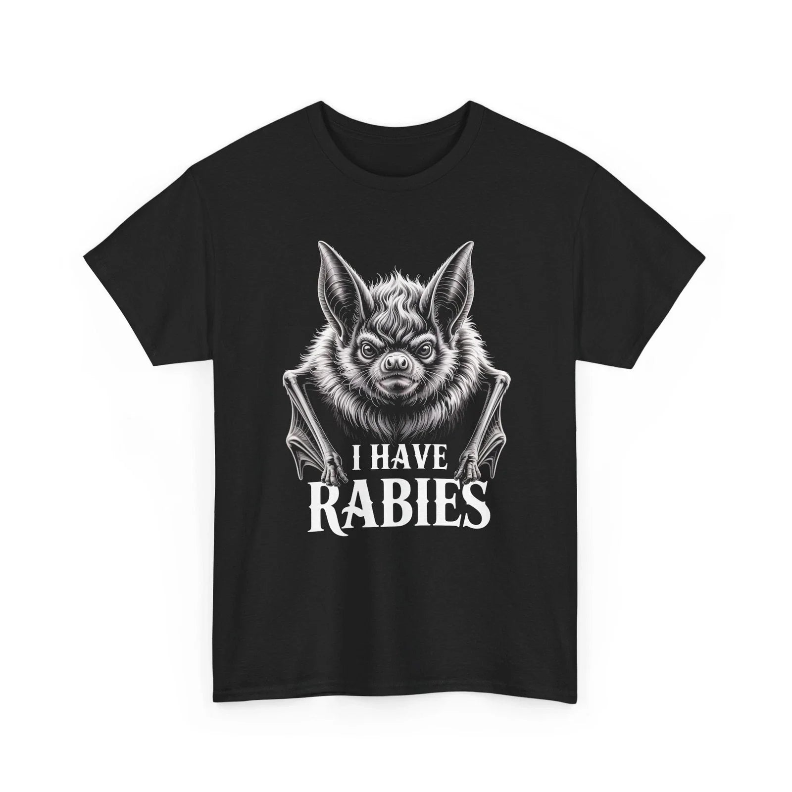 I Have Rabies Shirt Funny Sarcastic Bat Graphic Gothic Horror Halloween Gift Tee Unisex T-shirt, Sweatshirt, Hoodie, Long Sleeve Tee - T-Shirt, Sweatshirt, Hoodie