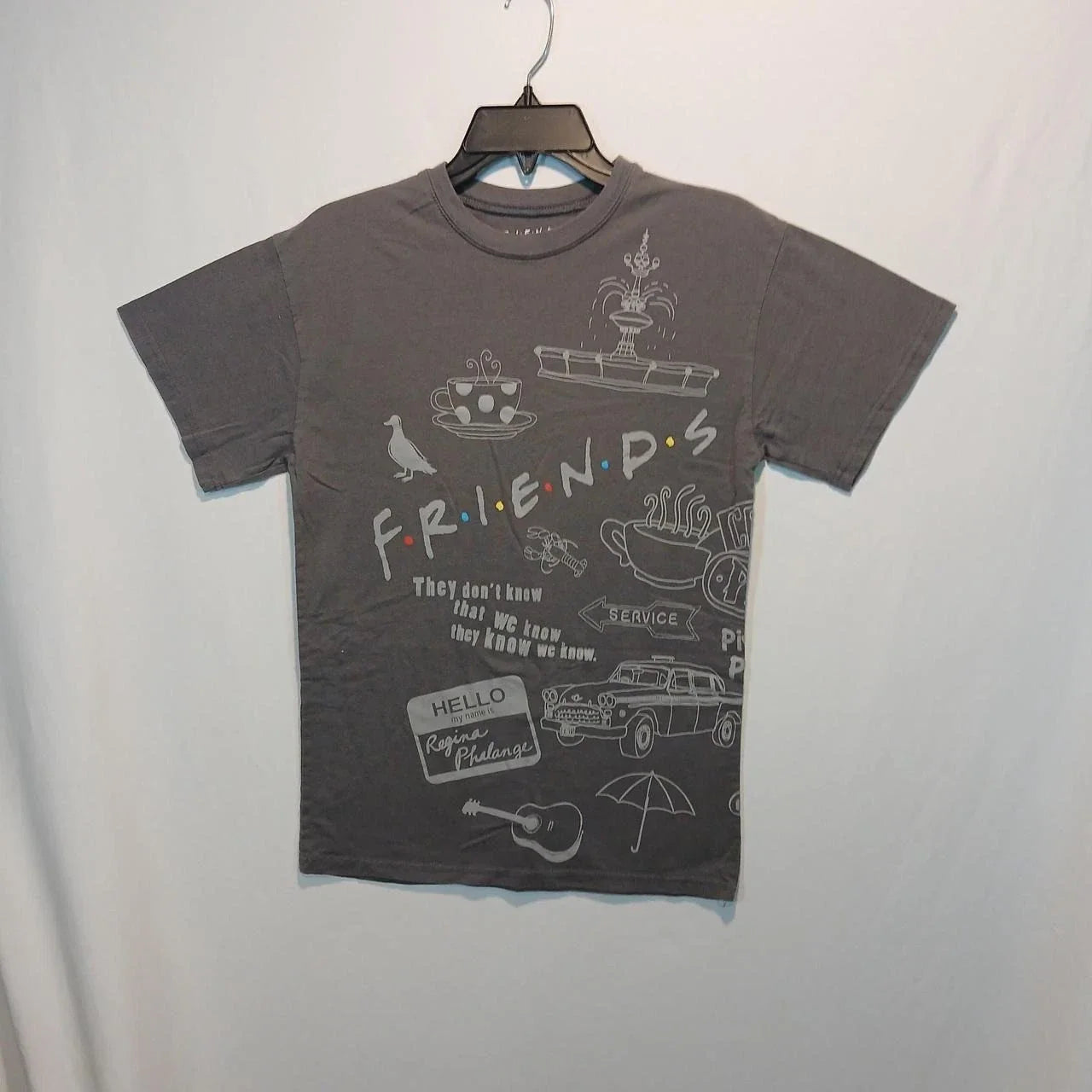 Friends S Tshirt graphic print 90s millennial y2k sitcom tv mens casual Unisex T-shirt, Sweatshirt, Hoodie, Long Sleeve Tee - T-Shirt, Sweatshirt, Hoodie