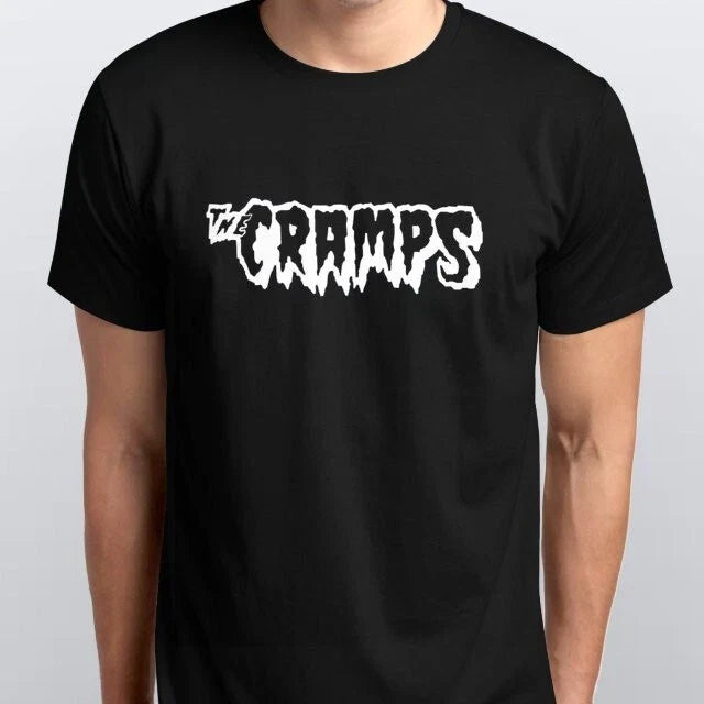 THE CRAMPS T-SHIRT All sizes S M L XL XXL colours Black, White Unisex T-shirt, Sweatshirt, Hoodie, Long Sleeve Tee - T-Shirt, Sweatshirt, Hoodie