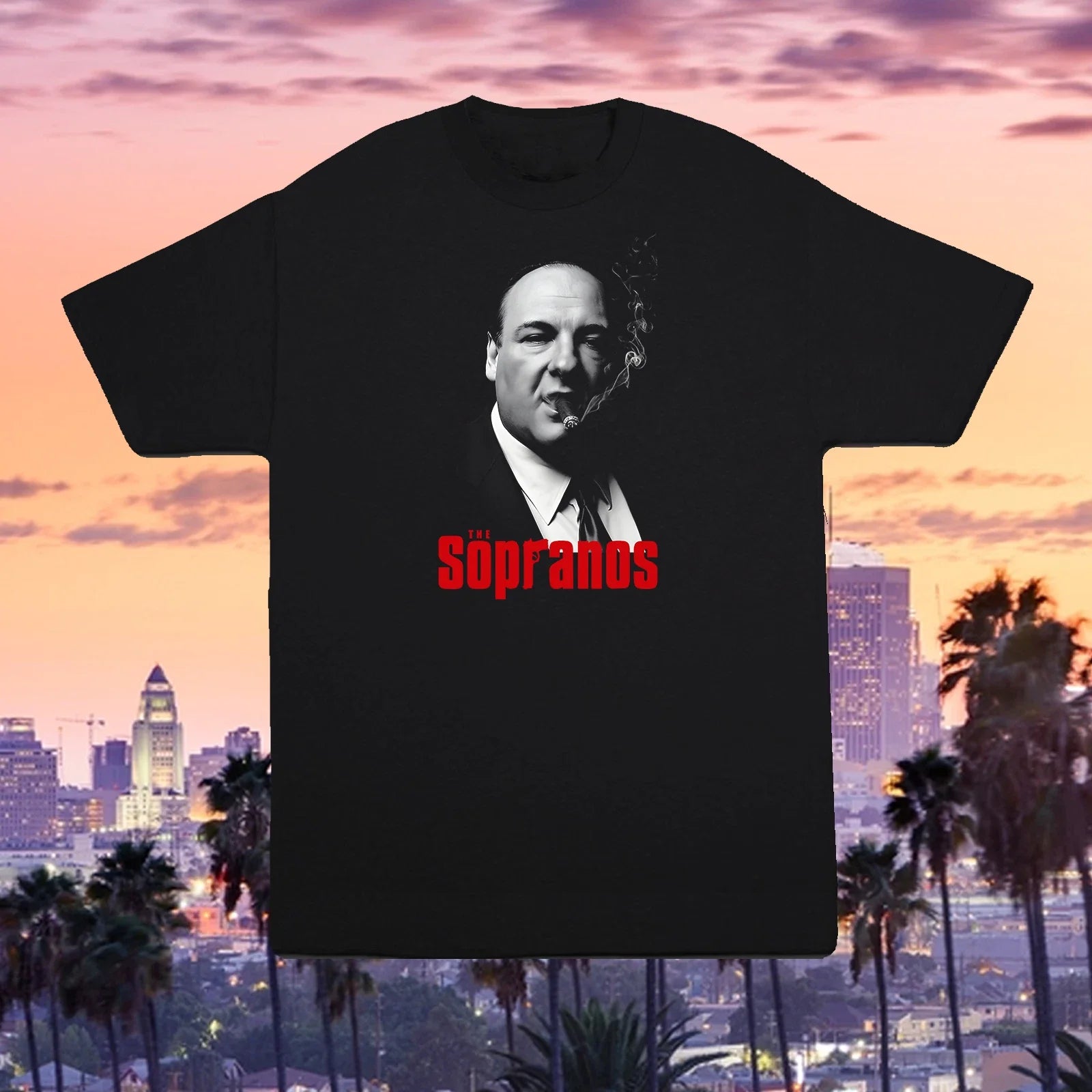 Tony Soprano Retro Halftone T-Shirt The Sopranos Mafia Mob Tee S-4X Bada Bing Unisex T-shirt, Sweatshirt, Hoodie, Long Sleeve Tee - T-Shirt, Sweatshirt, Hoodie