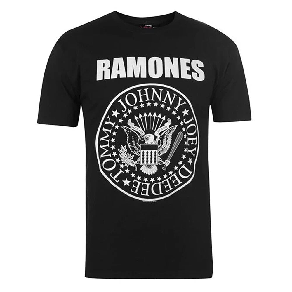 Ramones T-Shirt Presidential Seal Band Official Black New Unisex T-shirt, Sweatshirt, Hoodie, Long Sleeve Tee - T-Shirt, Sweatshirt, Hoodie