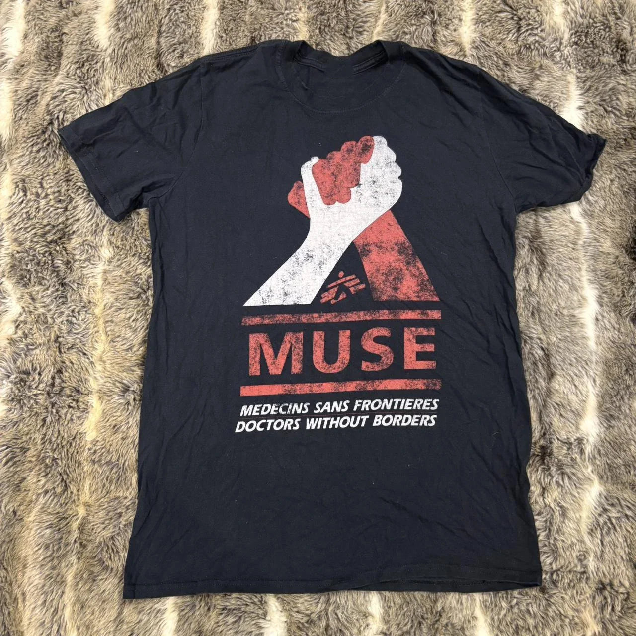Muse Shirt MSF Medecins Sans Frontieres European Tour 2016 Rock Band Men's Tee Unisex T-shirt, Sweatshirt, Hoodie, Long Sleeve Tee - T-Shirt, Sweatshirt, Hoodie