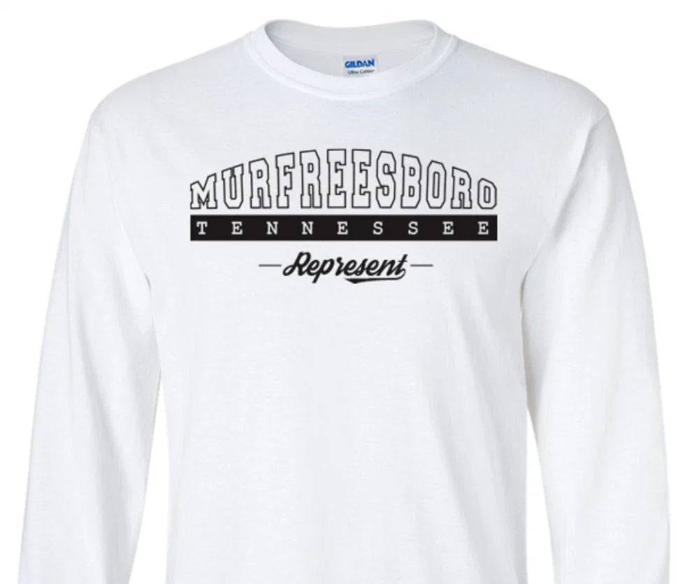 Murfreesboro Tennessee State T-Shirt Long Sleeve Graphic tee Unisex apparel Text Unisex T-shirt, Sweatshirt, Hoodie, Long Sleeve Tee - T-Shirt, Sweatshirt, Hoodie