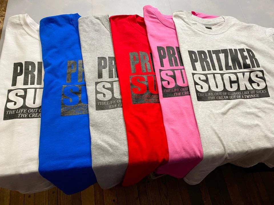 Pritzker Sucks -Twinkie Tshirts Unisex T-shirt, Sweatshirt, Hoodie, Long Sleeve Tee - T-Shirt, Sweatshirt, Hoodie