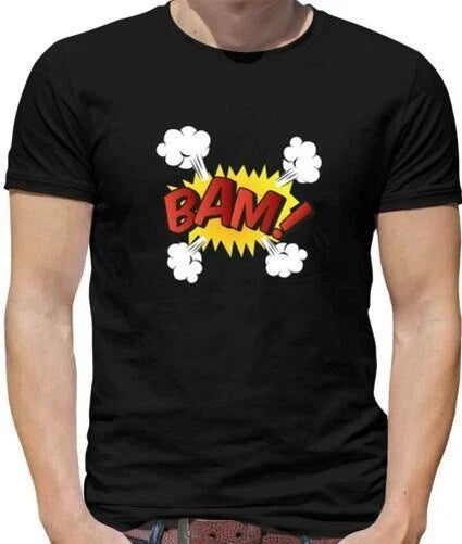 Superhero Bam T-Shirt - Comic - Comics - Pop Art - New Graphic - Heroes Unisex T-shirt, Sweatshirt, Hoodie, Long Sleeve Tee - T-Shirt, Sweatshirt, Hoodie