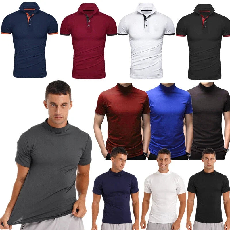 Mens Workout Shirt Short Sleeve T-shirt Casual Sports Tops Golf Tennis Tee Shirt Unisex T-shirt, Sweatshirt, Hoodie, Long Sleeve Tee - T-Shirt, Sweatshirt, Hoodie