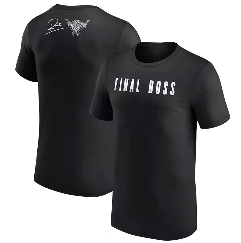 Black The Rock Final Boss T-Shirt Unisex T-shirt, Sweatshirt, Hoodie, Long Sleeve Tee - T-Shirt, Sweatshirt, Hoodie