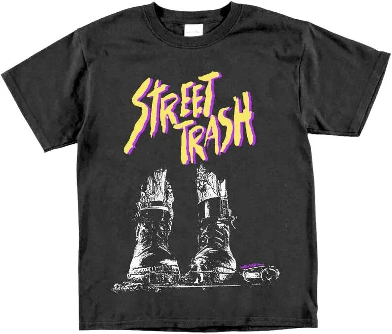 Street Trash Horror Movie T Shirt 1987 Vintage Halloween Goth Punk Grunge Comedy Unisex T-shirt, Sweatshirt, Hoodie, Long Sleeve Tee - T-Shirt, Sweatshirt, Hoodie