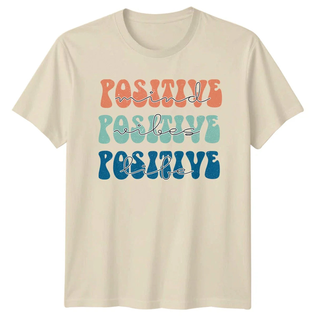 Positive Mind Positive Vibes T-Shirt Mental Wellness Birthday Gift For Him Her Unisex T-shirt, Sweatshirt, Hoodie, Long Sleeve Tee - T-Shirt, Sweatshirt, Hoodie