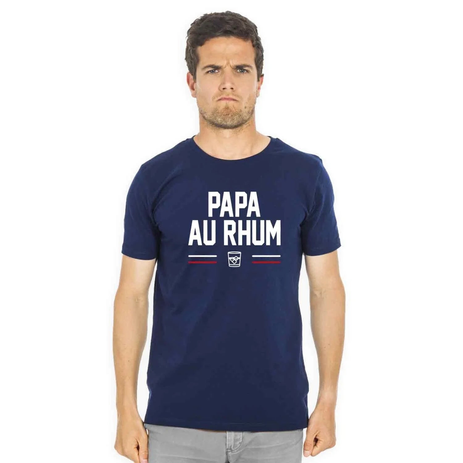 Papa Rum Men's Short Sleeve T-Shirt Color Navy Blue Unisex T-shirt, Sweatshirt, Hoodie, Long Sleeve Tee - T-Shirt, Sweatshirt, Hoodie