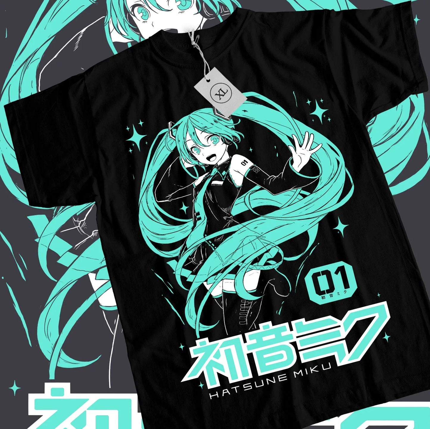 Hatsune Miku T-Shirt Anime Girl Kawaii Project Unisex T-shirt, Sweatshirt, Hoodie, Long Sleeve Tee - T-Shirt, Sweatshirt, Hoodie