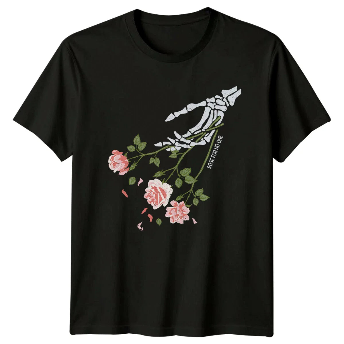 Gothic Skeleton Roses And Thorns T-Shirt Still Trying Die Floral Unisex T-shirt, Sweatshirt, Hoodie, Long Sleeve Tee - T-Shirt, Sweatshirt, Hoodie