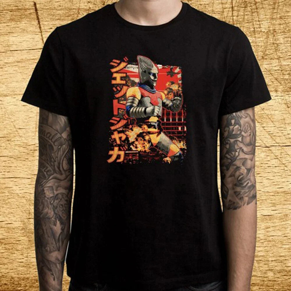 Jet Jaguar Mecha TV Show Men's Black Size S-5XL Unisex T-shirt, Sweatshirt, Hoodie, Long Sleeve Tee - T-Shirt, Sweatshirt, Hoodie