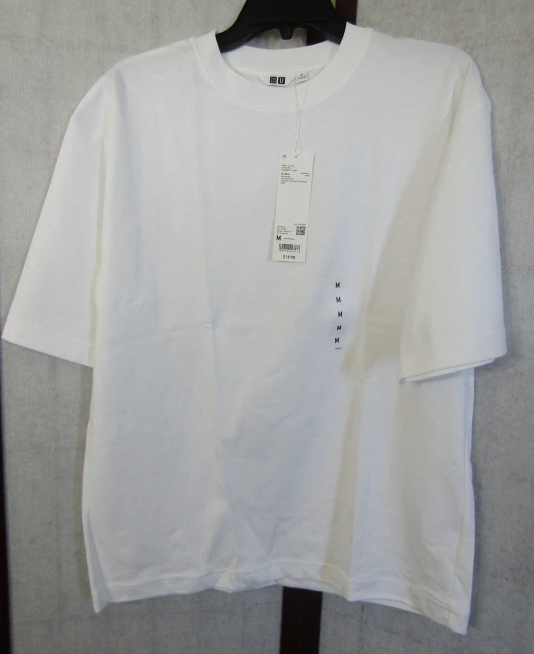 NWT UNIQLO Airism Cotton Crew Neck Oversized White Cotton T-Shirt Men's M Unisex T-shirt, Sweatshirt, Hoodie, Long Sleeve Tee - T-Shirt, Sweatshirt, Hoodie