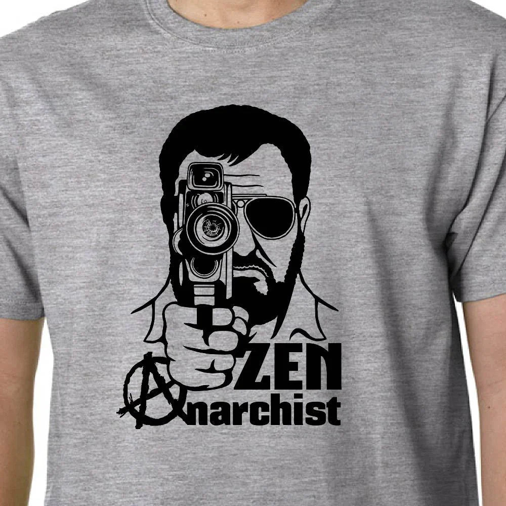 Zen Anarchist JOHN MILIUS t-shirt CONAN JAWS DIRTY HARRY FILM GEEK FUNNY QUOTE Unisex T-shirt, Sweatshirt, Hoodie, Long Sleeve Tee - T-Shirt, Sweatshirt, Hoodie