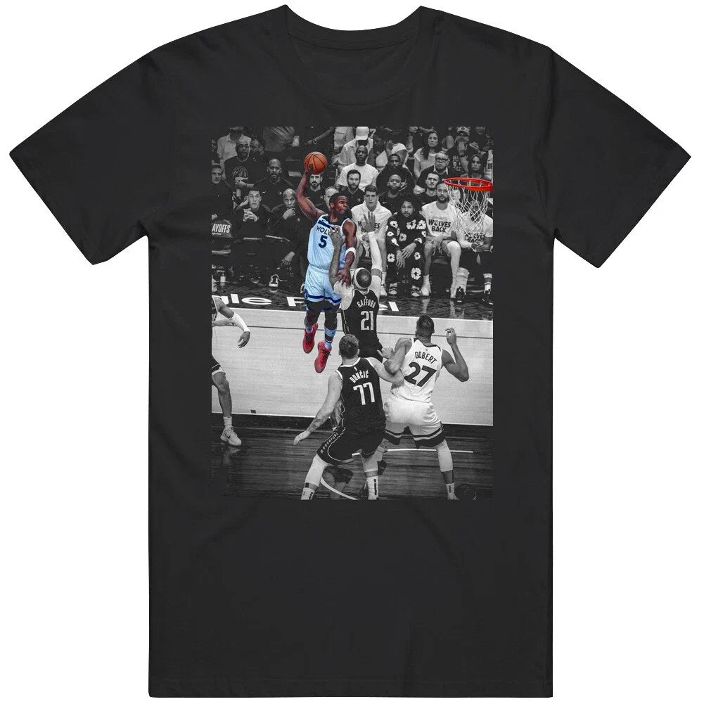 Anthony Edwards Dunk On Daniel Gafford Basketball Fan v2 T Shirt Unisex T-shirt, Sweatshirt, Hoodie, Long Sleeve Tee - T-Shirt, Sweatshirt, Hoodie