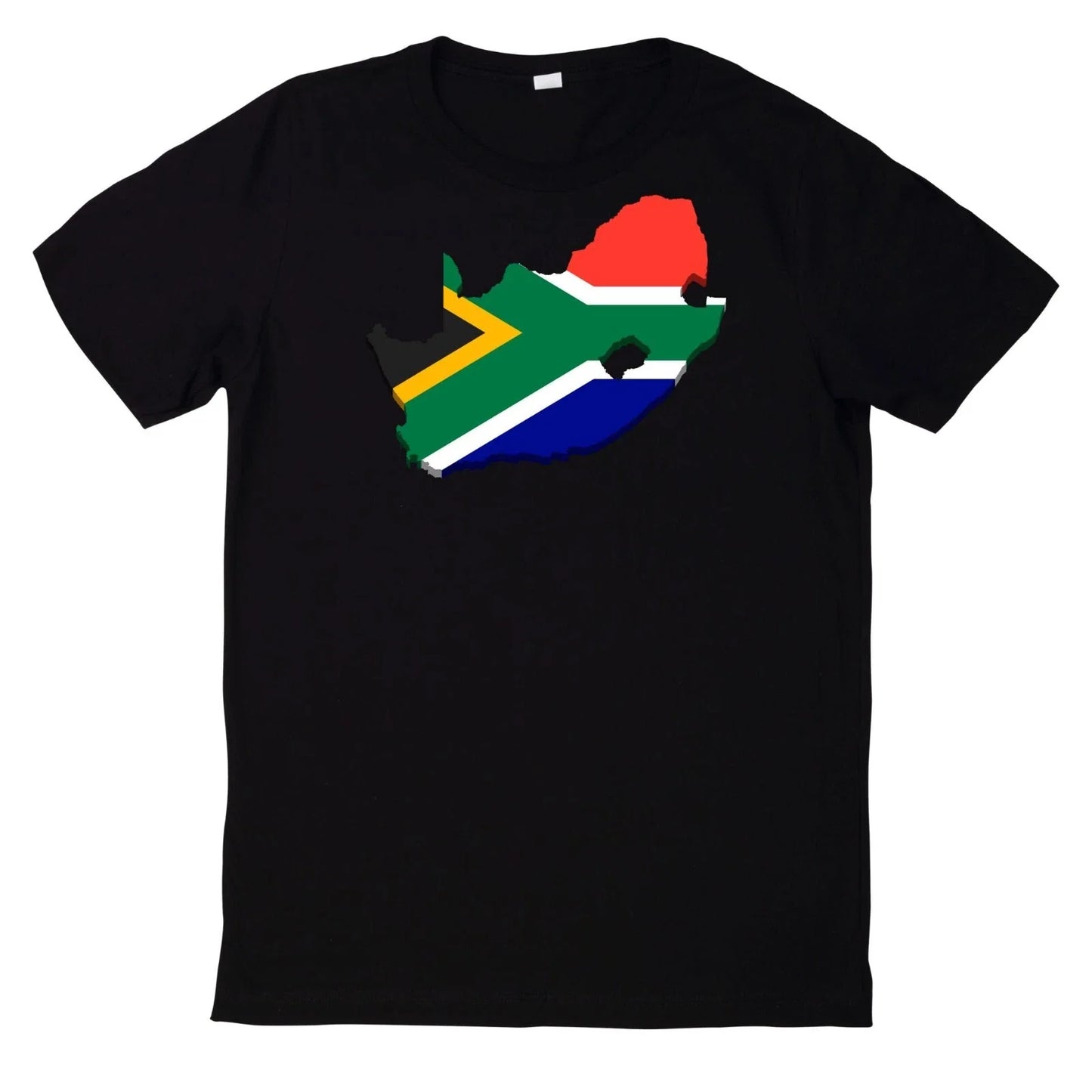 South Africa Flag T-Shirt Long Map Africa Continent Design Shirt Countries Motif Unisex T-shirt, Sweatshirt, Hoodie, Long Sleeve Tee - T-Shirt, Sweatshirt, Hoodie
