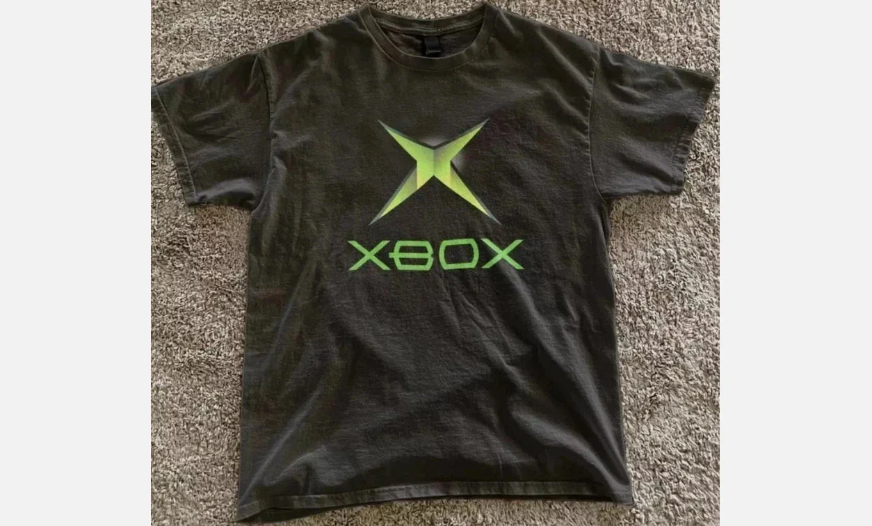 Original Xbox logo green black tee Vintage Gaming Shirt Y2k Xbox Unisex T-shirt, Sweatshirt, Hoodie, Long Sleeve Tee - T-Shirt, Sweatshirt, Hoodie