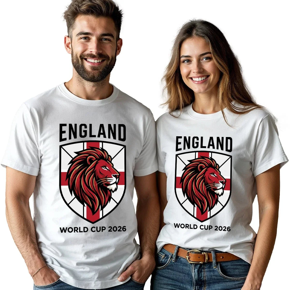 England Country Pride Couple T Shirts Football Coming Home Soccer Unisex T-shirt, Sweatshirt, Hoodie, Long Sleeve Tee - T-Shirt, Sweatshirt, Hoodie
