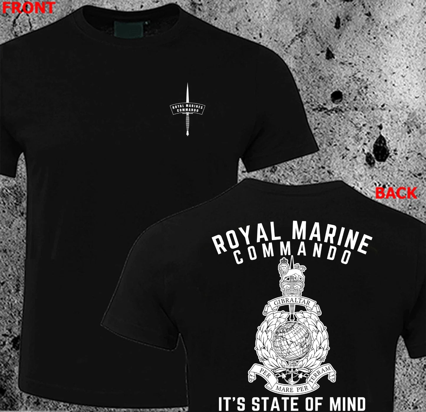 NEW Royal Marine Commando T-Shirt British Army Special Force Shirt HQ DESIGN Unisex T-shirt, Sweatshirt, Hoodie, Long Sleeve Tee - T-Shirt, Sweatshirt, Hoodie