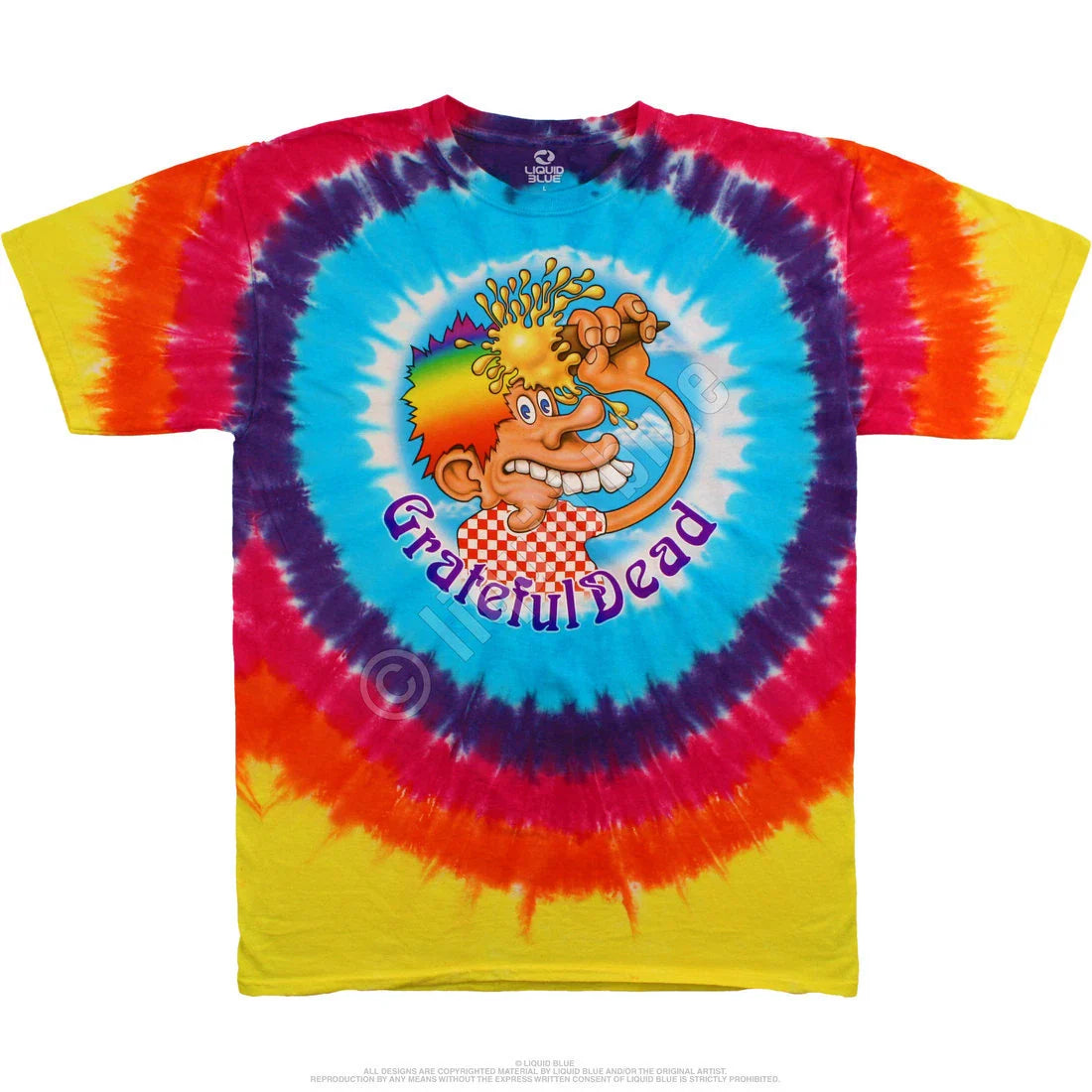 GRATEFUL DEAD-ICE CREAM CONE KID-2 Sd TIE DYE T-SHIRT-M,L,XL,2X Europe 72 Garcia Unisex T-shirt, Sweatshirt, Hoodie, Long Sleeve Tee - T-Shirt, Sweatshirt, Hoodie