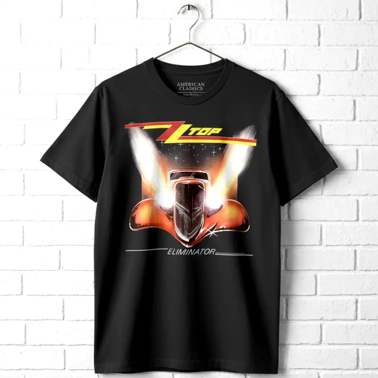 ZZ Top Eliminator Album Cover Art Men's T Shirt Rock Band Concert Tour Merch Unisex T-shirt, Sweatshirt, Hoodie, Long Sleeve Tee - T-Shirt, Sweatshirt, Hoodie