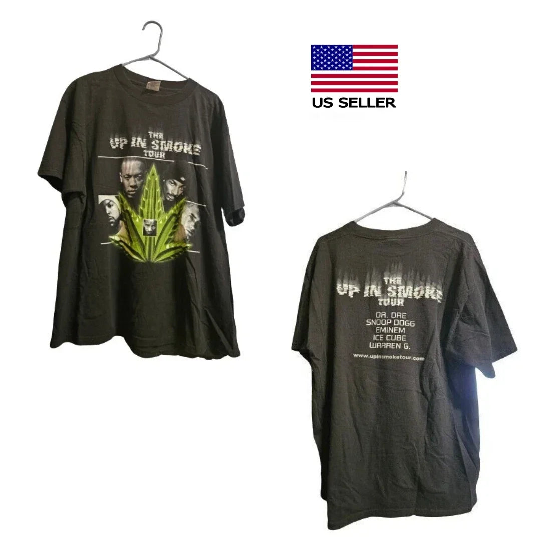 Vintage The Up In Smoke Tour Rap Hip-Hop Concert T-shirt All Size Unisex T-shirt, Sweatshirt, Hoodie, Long Sleeve Tee - T-Shirt, Sweatshirt, Hoodie