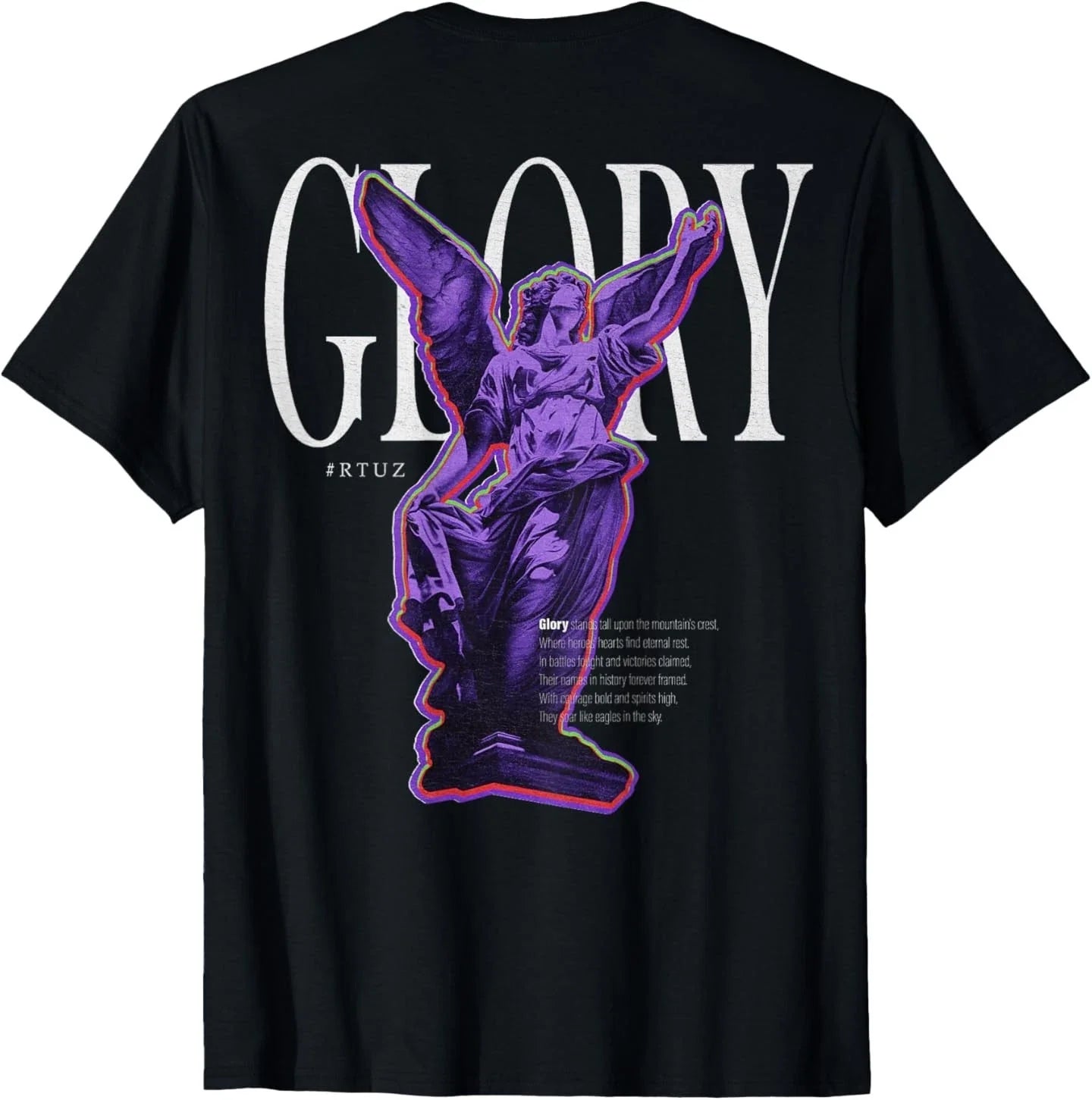 Modern hip hop vintage Angel urban back print streetwear T-Shirt Unisex T-shirt, Sweatshirt, Hoodie, Long Sleeve Tee - T-Shirt, Sweatshirt, Hoodie