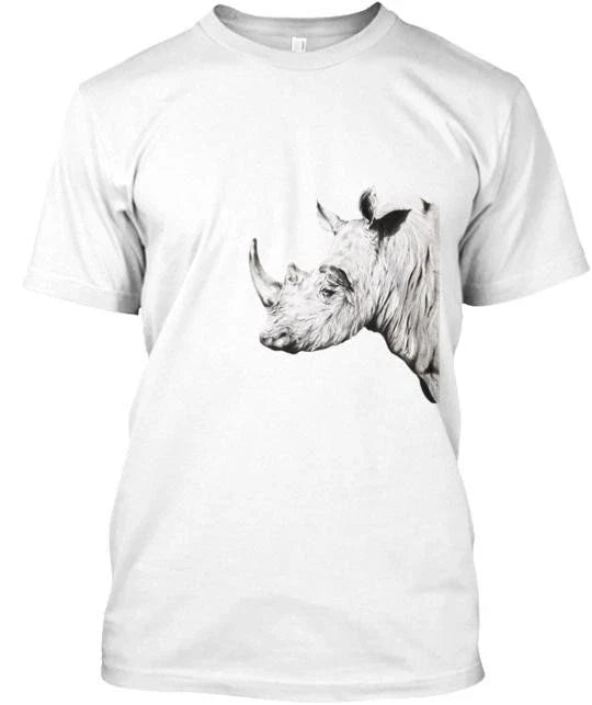 Rhino T-Shirt Made in the USA Size S to 5XL Unisex T-shirt, Sweatshirt, Hoodie, Long Sleeve Tee - T-Shirt, Sweatshirt, Hoodie
